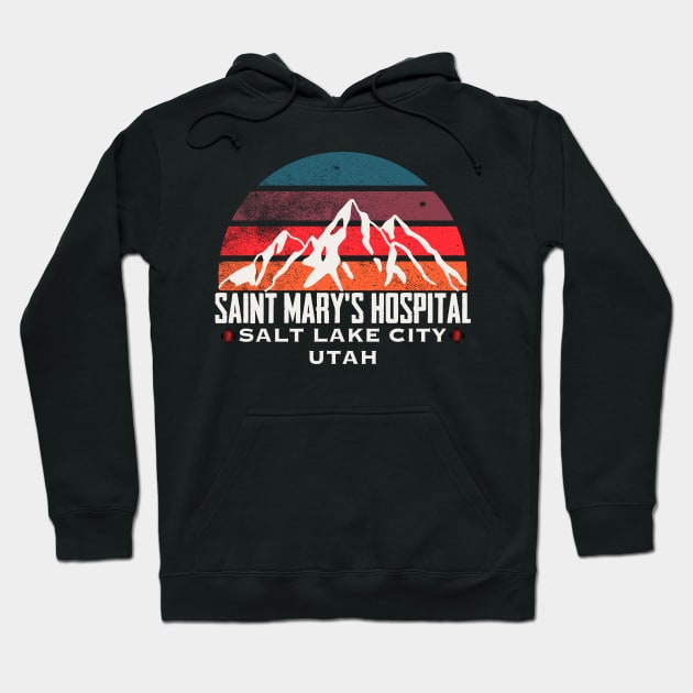 The Last of Us, Saint Mary's Hospital, Salt Lake City, Utah Hoodie by Teessential